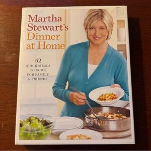 MARTHA STEWART DINNER AT HOME COOKBOOK 2009 FIRST EDITION